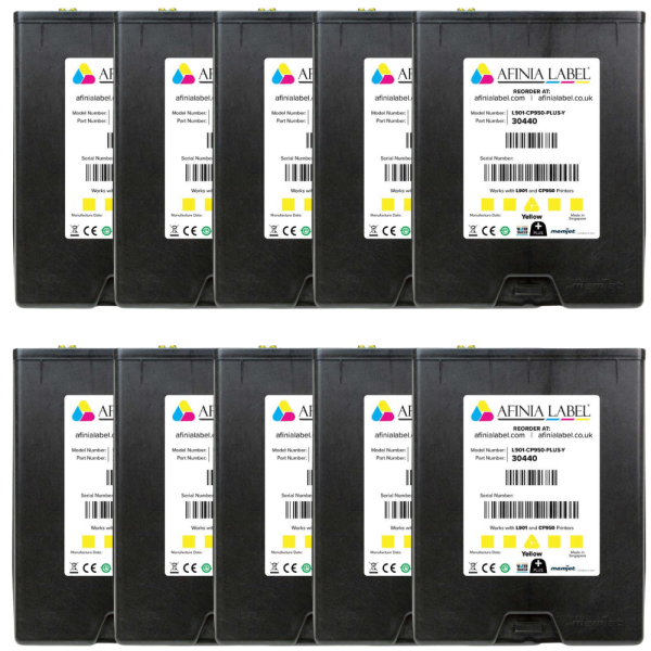 Afinia L901 plus Gelb Tintenkartuschen 10er Set